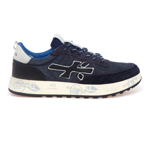Sneaker Premiata Nous in camoscio e tessuto