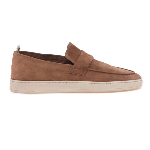 Mocassino Officine Creative in camoscio sfoderato