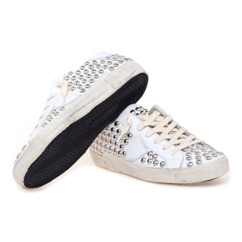 Sneaker Philippe Model Prsx in pelle con borchie stondate - 4