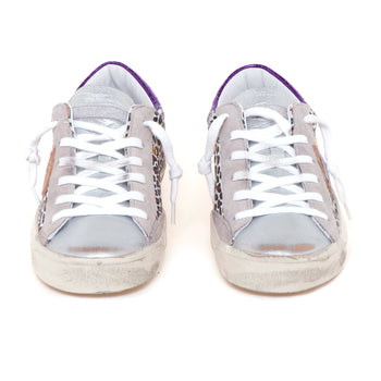 Sneaker Philippe Model Prsx in pelle laminata con lato maculato - 5