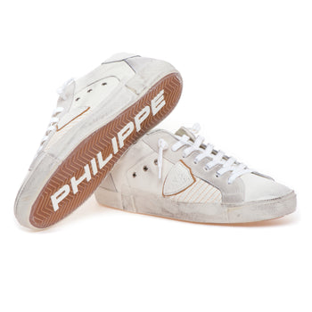 Sneaker Philippe Model Prsx in pelle e camoscio - 4
