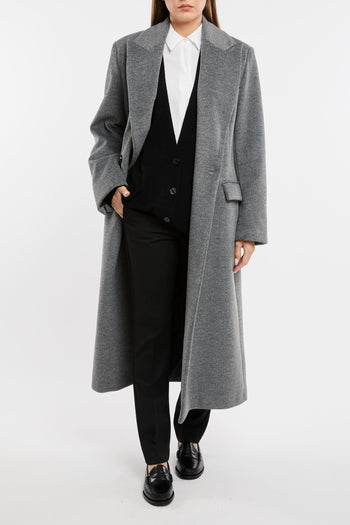 Cappotto lungo doppio petto Kaos Jeans in misto viscosa - 5
