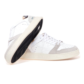 Sneaker Premiata Quinn in pelle e camoscio - 3