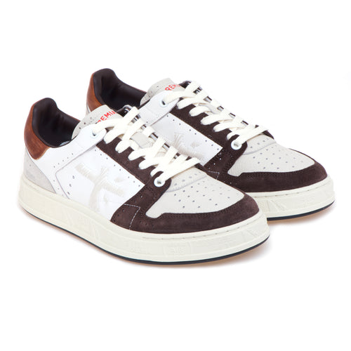 Sneaker Premiata Quinn in pelle e camoscio - 2