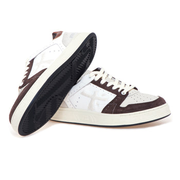 Sneaker Premiata Quinn in pelle e camoscio - 4