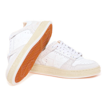 Sneaker Premiata Quinn in pelle e camoscio - 4