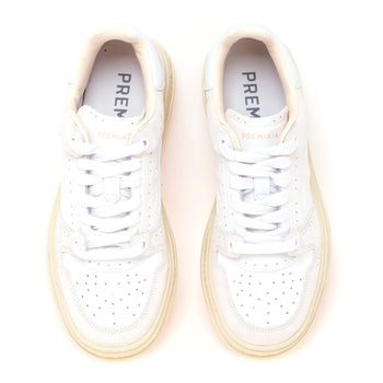 Sneaker Premiata Quinn in pelle e camoscio - 5