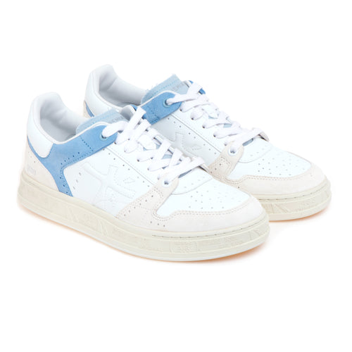 Sneaker Premiata Quinn in pelle e camoscio - 2