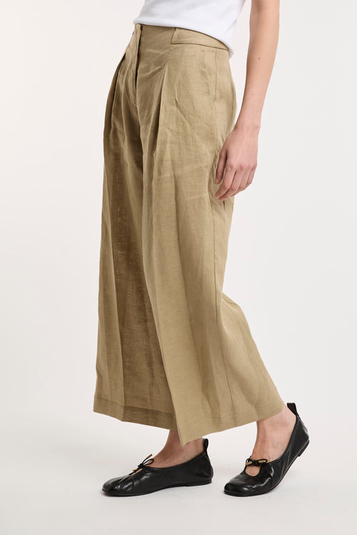 Semicouture pantalone Pureza in lino