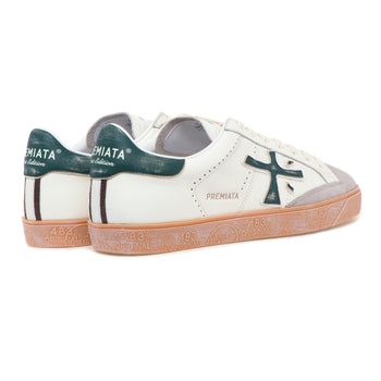 Sneaker Premiata Steven in pelle e camoscio - 3