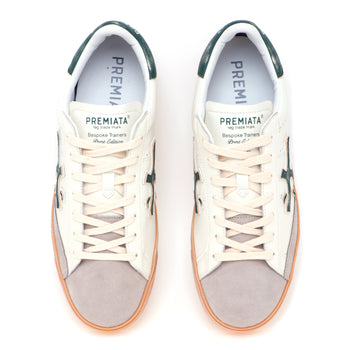 Sneaker Premiata Steven in pelle e camoscio - 5