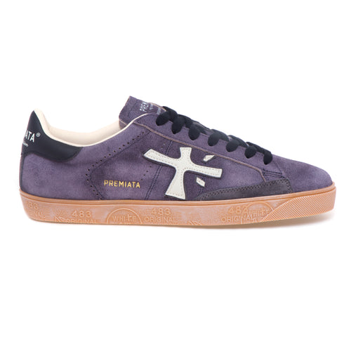 Sneaker Premiata Steven in camoscio