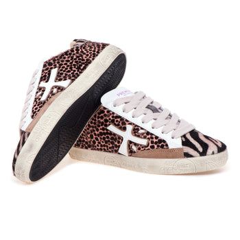 Sneaker Premiata Steven in cavallino animalier - 4