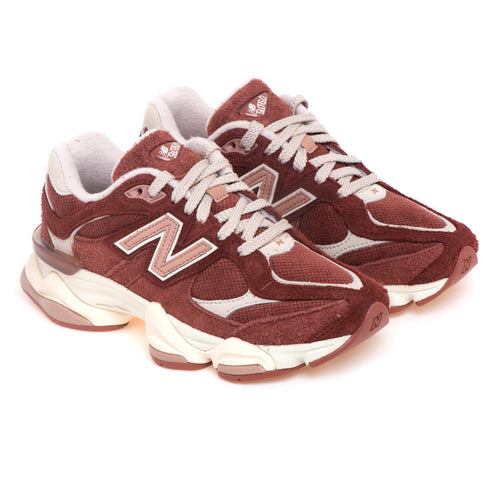 Sneaker New Balance 9060 in camoscio e tessuto  CAFFE' - 2