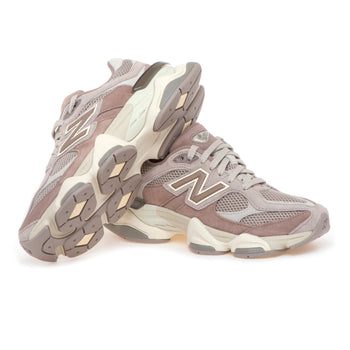 Sneaker New Balance 9060 in camoscio e tessuto - 4