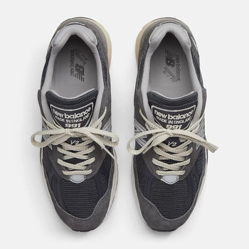 Sneaker New Balance 991 v2 in camoscio e mesh - 4
