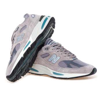 Sneaker New Balance 991 v2 in camoscio e mesh - 4