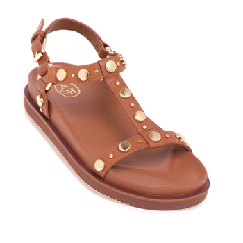 Sandalo basso ASH Ugo in pelle con borchie e fussbet - 4