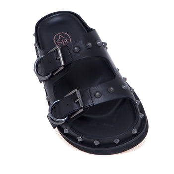 Ciabatta in pelle ASH Urus con doppia fibbia e fussbet - 4