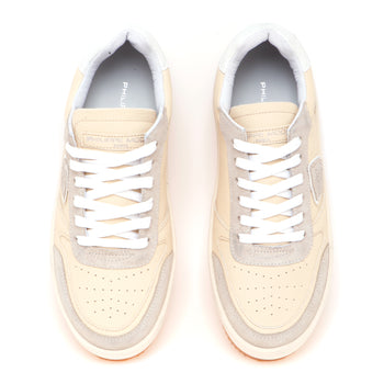 Sneaker Philippe Model "Nice" in pelle e camoscio - 5