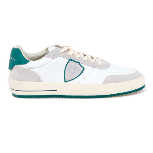 Sneaker Philippe Model "Nice" in pelle e camoscio