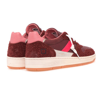 Sneaker D.A.T.E Court 2.0 colored in pelle e camoscio - 3