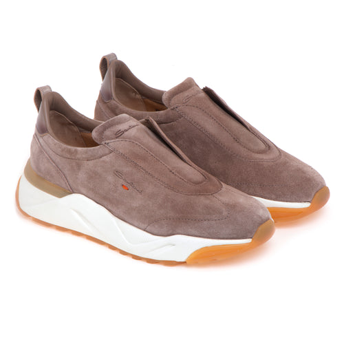 Sneaker Santoni Innova slip-on in camoscio - 2