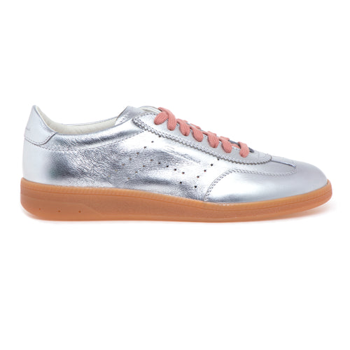 Sneaker Santoni in pelle laminata