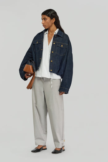 Semicouture pantalone Penelope in fresco di lana - 3