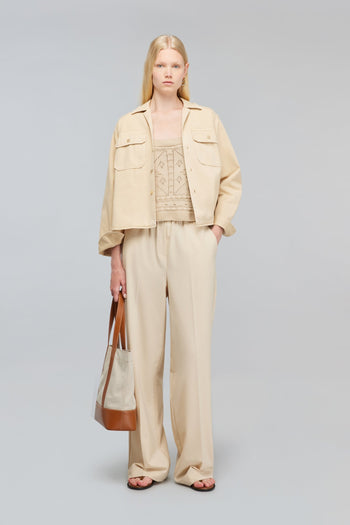 Semicouture pantalone Alix in fresco di lana - 3