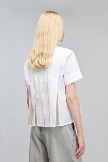 Semicouture camicia Elea in cotone a manica corta - 3