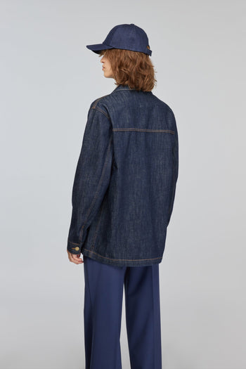 Semicouture giacca Cesira in denim - 3