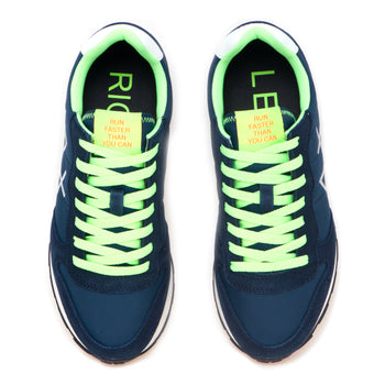 Sneaker SUN68 Tom Solid Fluo in camoscio e tessuto - 5