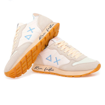 Sneaker SUN68 Tom Vintage in camoscio e tessuto - 4