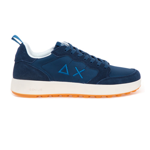 Sneaker SUN68 Genius in camoscio e tessuto