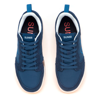 Sneaker SUN68 Genius in camoscio e tessuto - 5