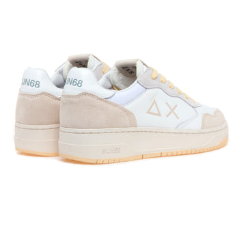 Sneaker SUN68 Big Basket in pelle e camoscio - 3