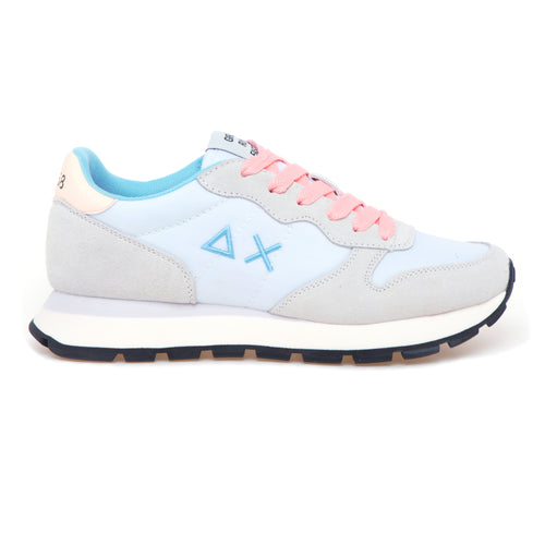 Sneaker SUN68 Ally Solid Nylon in camoscio e tessuto