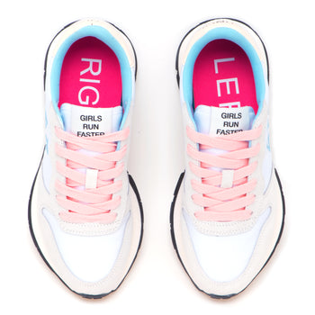 Sneaker SUN68 Ally Solid Nylon in camoscio e tessuto - 5