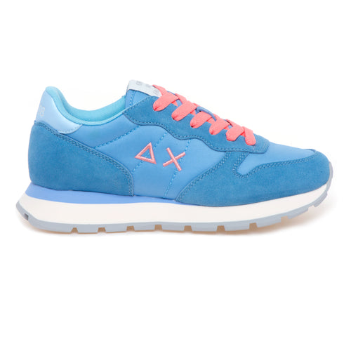 Sneaker SUN68 Ally Solid Nylon in camoscio e tessuto