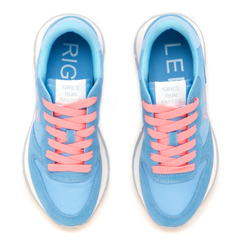 Sneaker SUN68 Ally Solid Nylon in camoscio e tessuto - 5