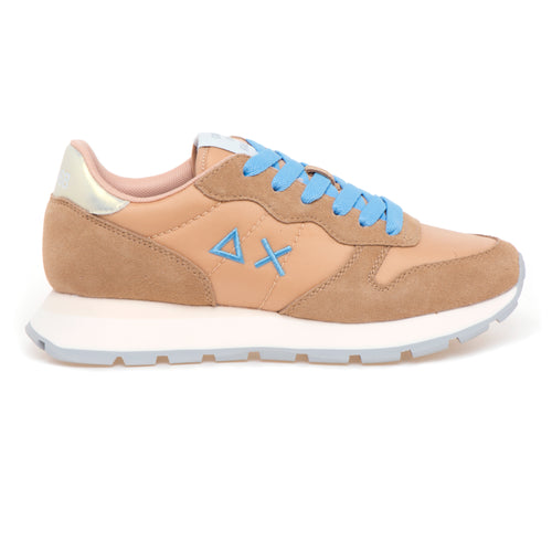 Sneaker SUN68 Ally Solid Nylon in camoscio e tessuto