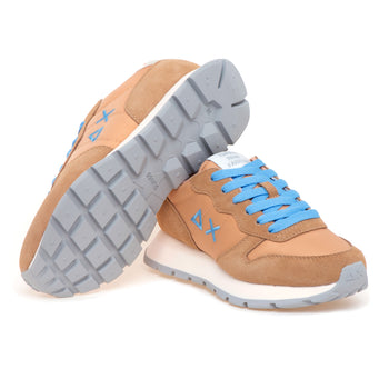Sneaker SUN68 Ally Solid Nylon in camoscio e tessuto - 4