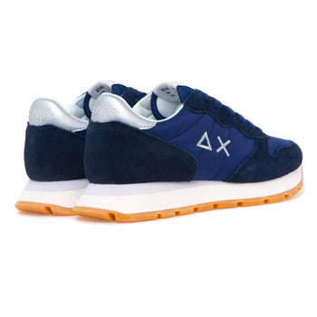Sneaker SUN68 Ally Gold Silver in camoscio e tessuto - 3