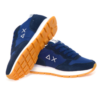Sneaker SUN68 Ally Gold Silver in camoscio e tessuto - 4