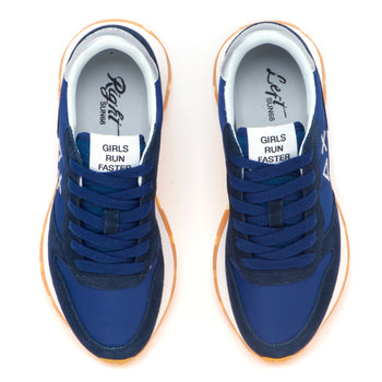 Sneaker SUN68 Ally Gold Silver in camoscio e tessuto - 5