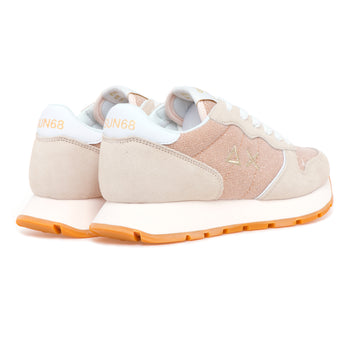 Sneaker SUN68 Ally Glitter Textile in camoscio e tessuto - 3