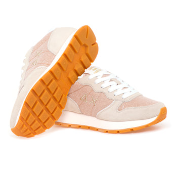 Sneaker SUN68 Ally Glitter Textile in camoscio e tessuto - 4
