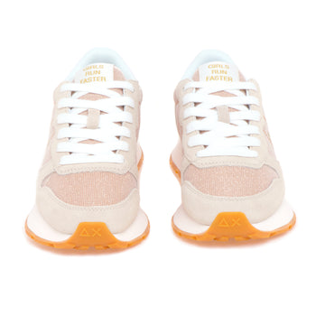 Sneaker SUN68 Ally Glitter Textile in camoscio e tessuto - 5
