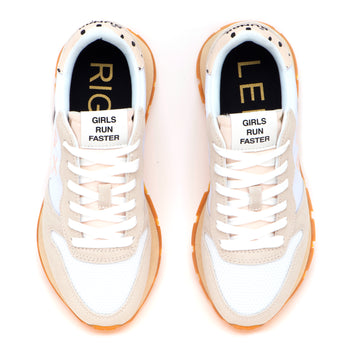Sneaker SUN68 Ally Vintage in camoscio e tessuto - 5